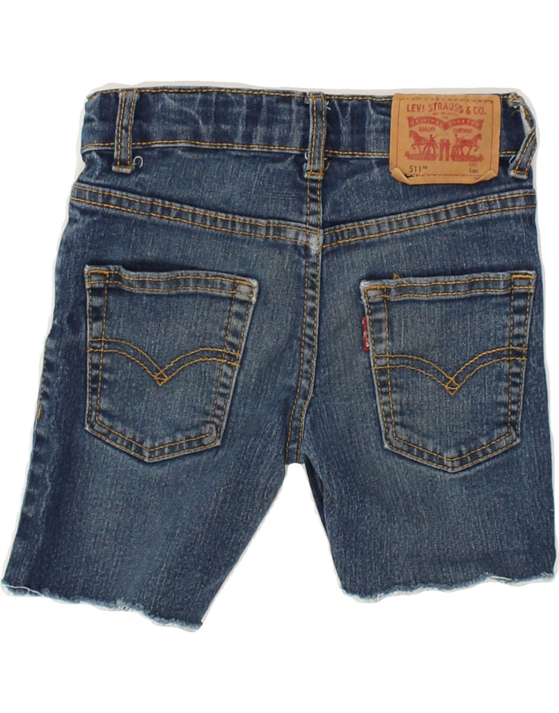 LEVI'S Girls 511 Denim Shorts 4-5 Years W20  Blue Cotton | Vintage Levi's | Thrift | Second-Hand Levi's | Used Clothing | Messina Hembry 