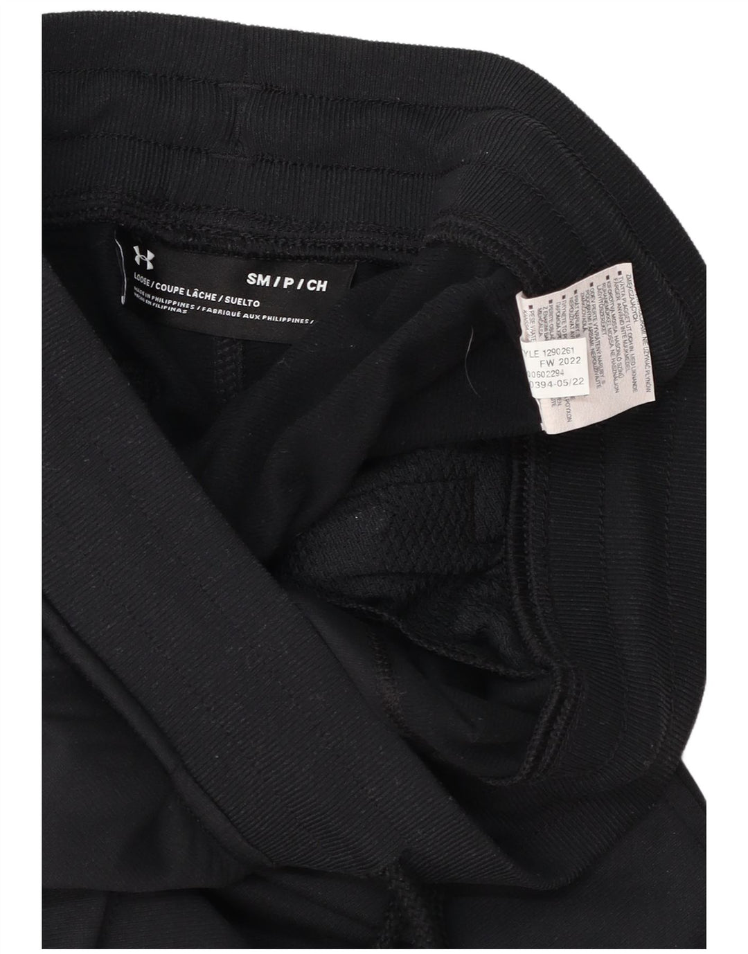 Under Armour Mens Tracksuit Trousers Joggers Small Black Polyester
