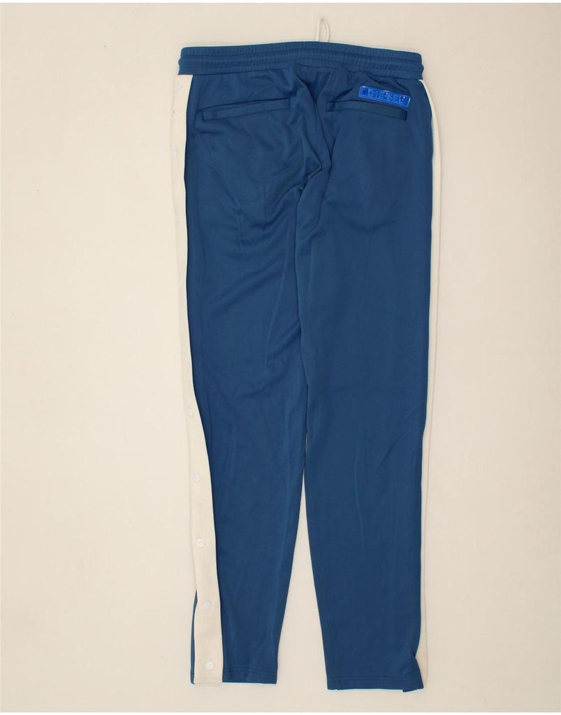 DIESEL Mens Tracksuit Trousers Large Blue Colourblock Vintage Diesel and Second-Hand Diesel from Messina Hembry 