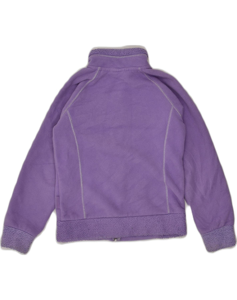 CHAMPION Girls Fleece Jacket 9-10 Years Purple Polyester | Vintage Champion | Thrift | Second-Hand Champion | Used Clothing | Messina Hembry 