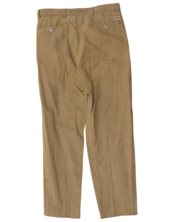 Camel Active Mens Pegged Chino Trousers IT 48 Medium W30 L30 Khaki Cotton