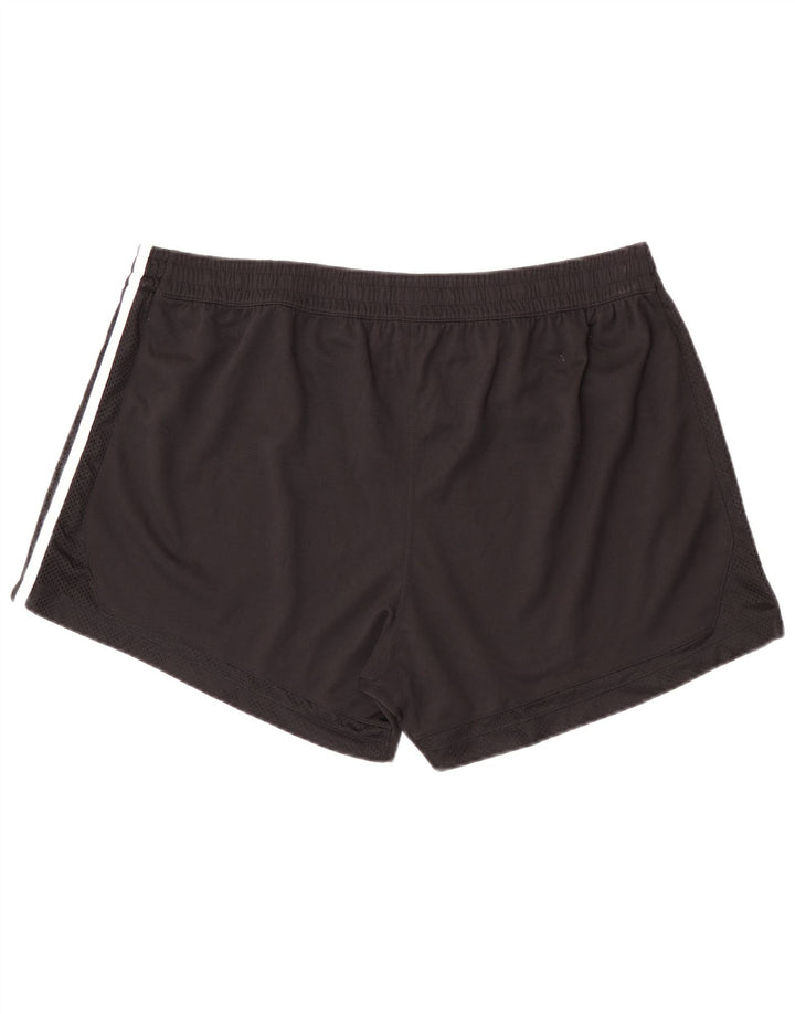 Adidas Womens Sport Shorts UK 24/26 2XL Black Polyester
