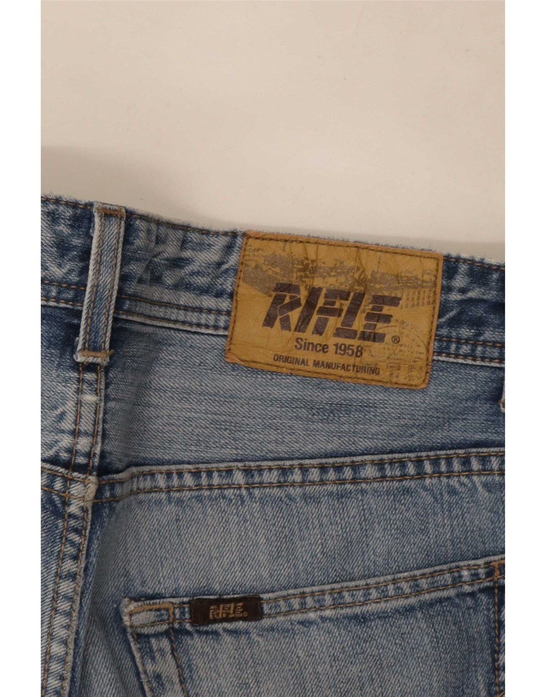 Rifle Mens Straight Jeans W30 L29 Blue