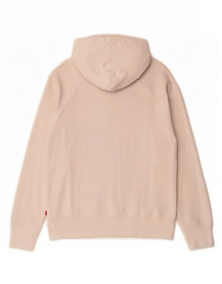 Levi's Womens Graphic Oversized Hoodie Jumper UK 10 Small White
