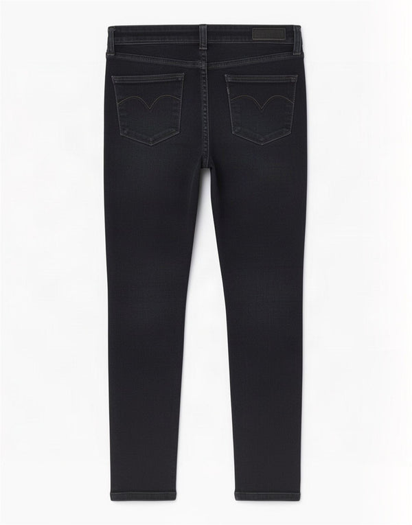 Levi's Womens Demi Curve Skinny Jeans US 5 Medium W30 L29 Black Cotton