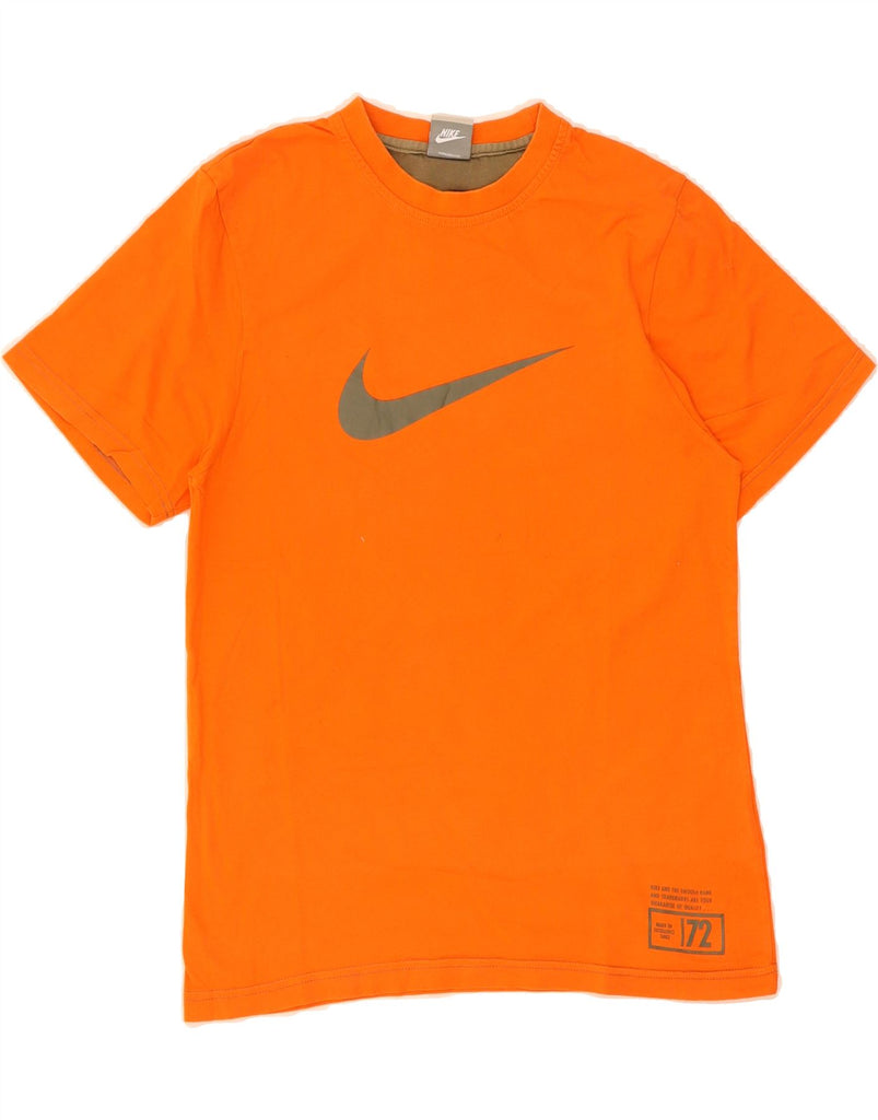 NIKE Boys Graphic T-Shirt Top 12-13 Years Large  Orange Cotton Vintage Nike and Second-Hand Nike from Messina Hembry 