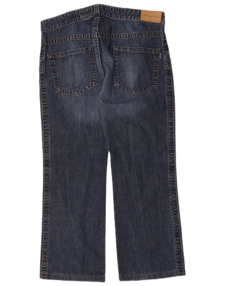 Calvin Klein Mens Loose Jeans W38 L30 Blue Cotton