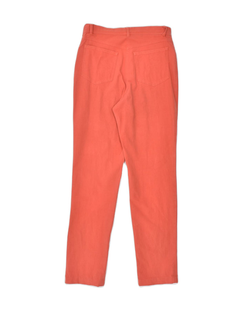 VINTAGE Womens Slim Casual Trousers IT 42 Medium W28 L29 Orange Classic | Vintage | Thrift | Second-Hand | Used Clothing | Messina Hembry 