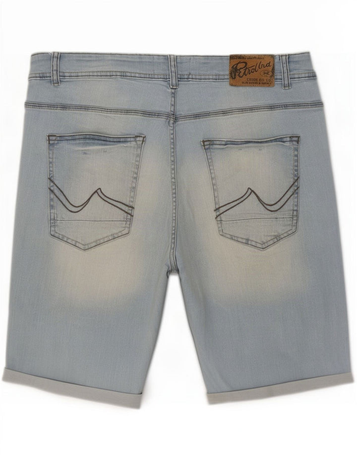 Petrol Industries Mens Regular Denim Shorts Large W36 Blue