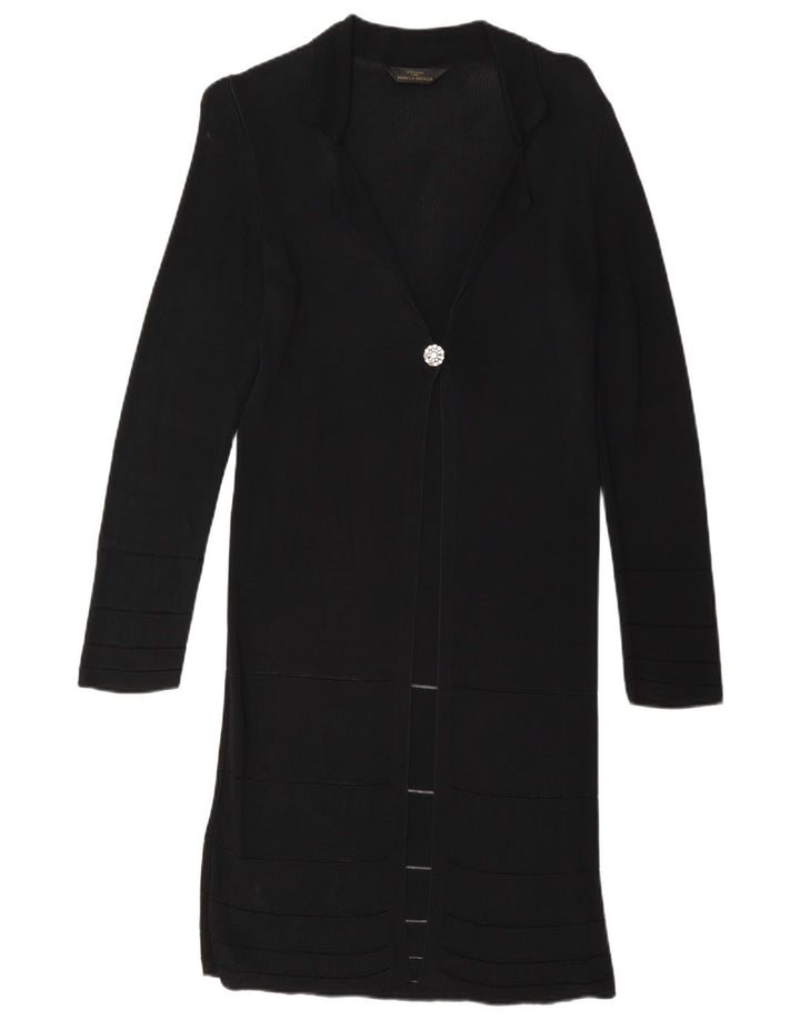Marks & Spencer Womens See Through Cardigan Sweater UK 12 Medium Black