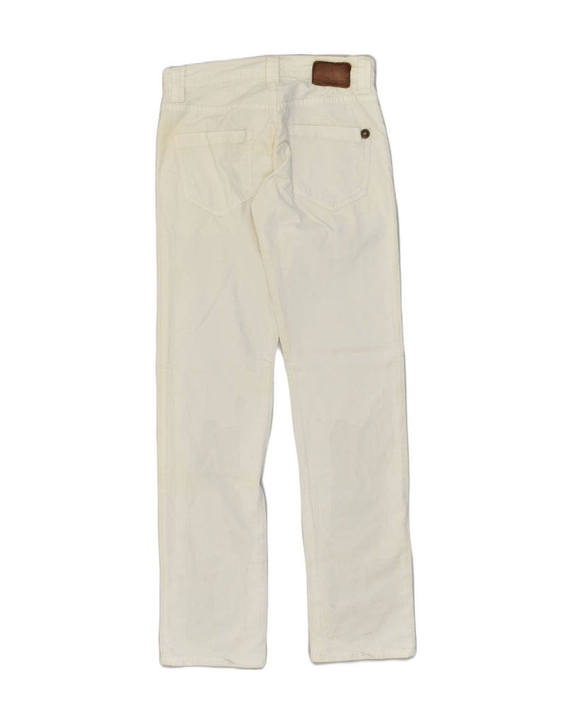 PEPE JEANS Womens Straight Chino Trousers W30 L34 White Cotton | Vintage PEPE Jeans | Thrift | Second-Hand PEPE Jeans | Used Clothing | Messina Hembry 