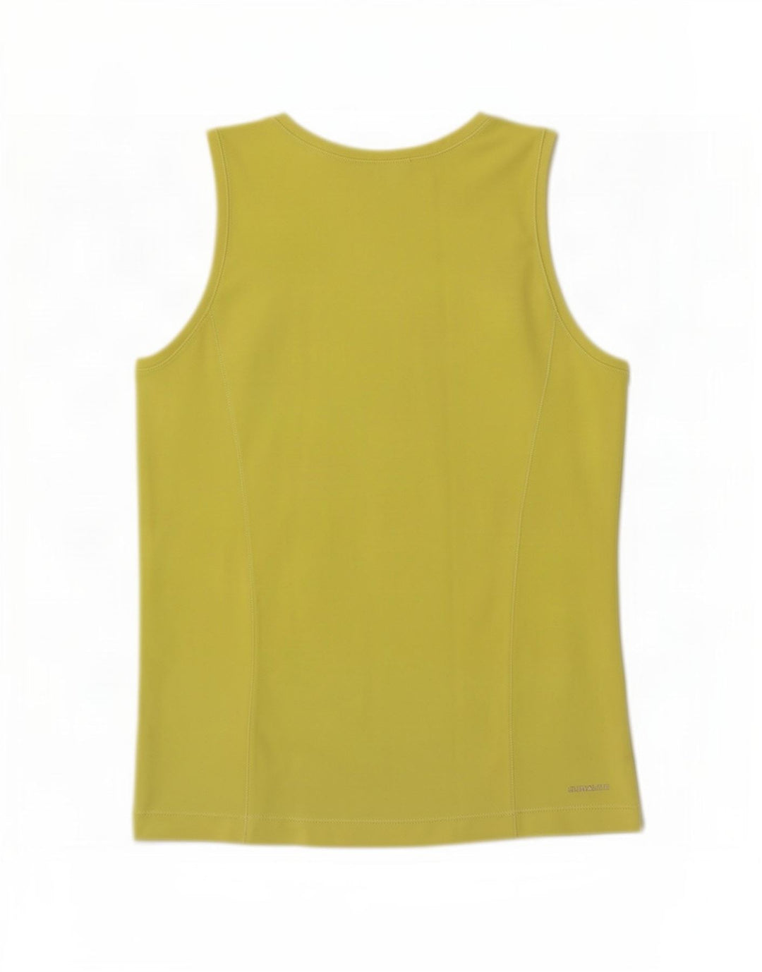 Adidas Womens Climalite Vest Top UK 14 Medium Yellow Polyester