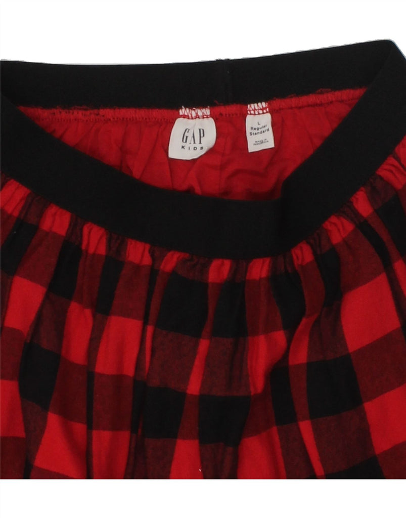 GAP Girls Regular Fit Flared Skirt 10-11 Years Large  W23  Red Check | Vintage Gap | Thrift | Second-Hand Gap | Used Clothing | Messina Hembry 