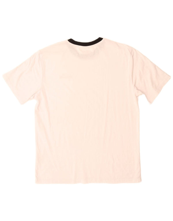 DIADORA Mens Graphic T-Shirt Top Large White Cotton