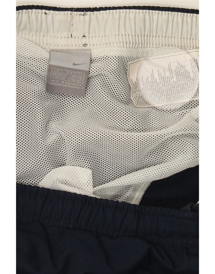 NIKE Mens Sport Shorts Small  Navy Blue Polyester