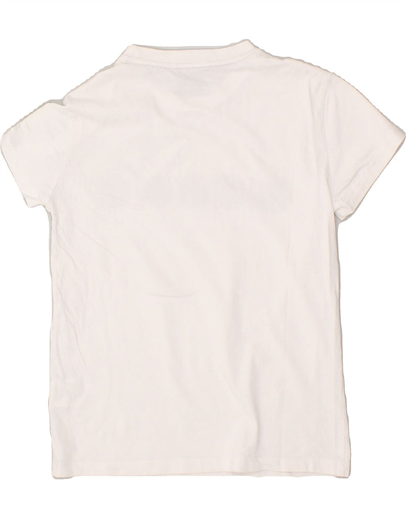 DIADORA Boys Graphic T-Shirt Top 9-10 Years White Cotton | Vintage Diadora | Thrift | Second-Hand Diadora | Used Clothing | Messina Hembry 