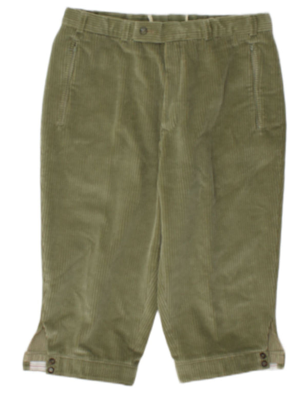 Vintage Mens Corduroy Shorts IT 48 Medium W30 Khaki