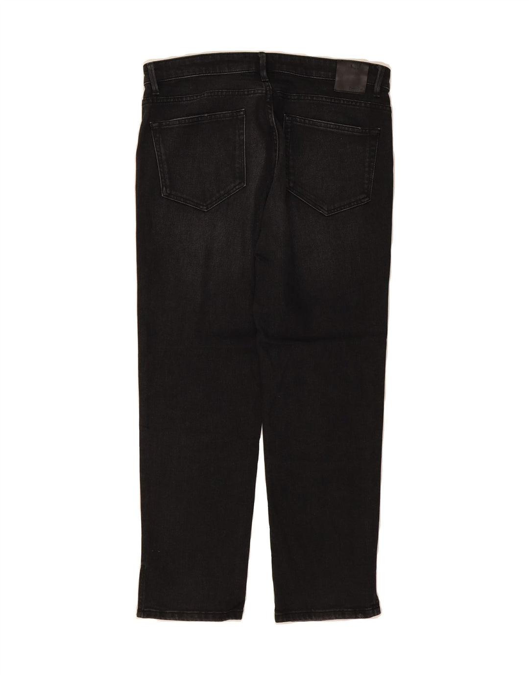 MASSIMO DUTTI Womens Straight Jeans EU 42 Large W34 L26 Black Cotton Vintage Massimo Dutti and Second-Hand Massimo Dutti from Messina Hembry 