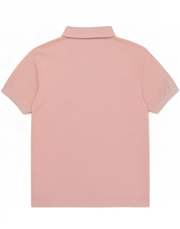 Lacoste Mens Polo Shirt Size 5 Large Pink Cotton