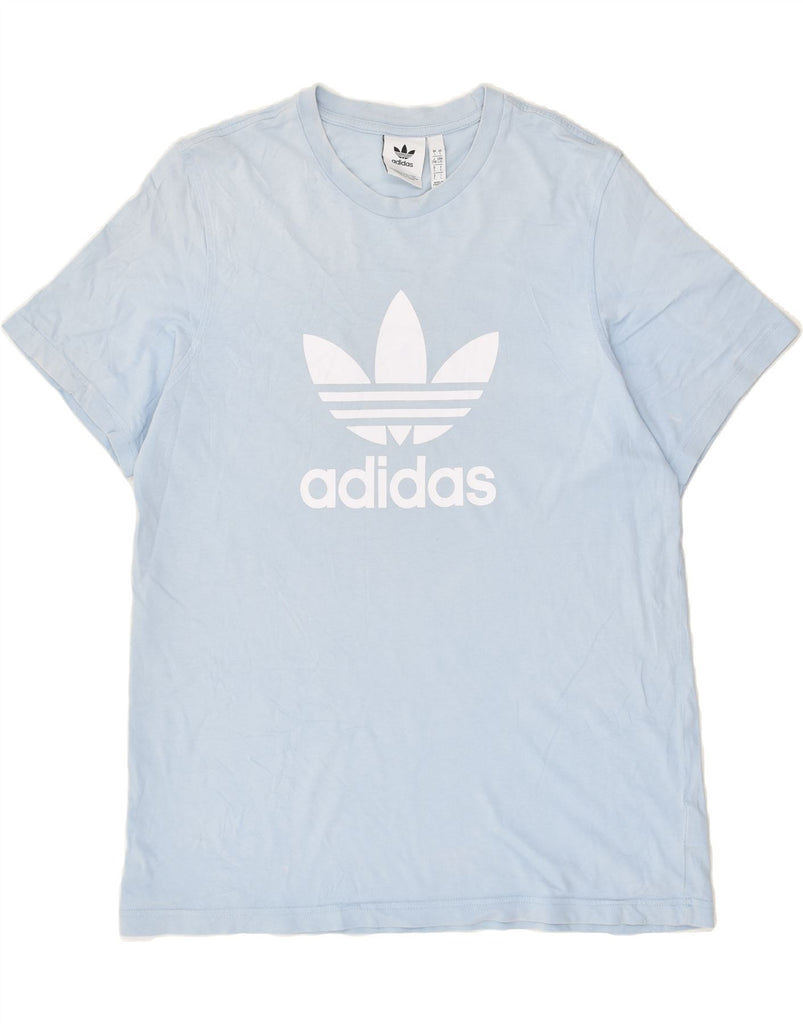 ADIDAS Mens Graphic T-Shirt Top Large Blue Cotton | Vintage Adidas | Thrift | Second-Hand Adidas | Used Clothing | Messina Hembry 