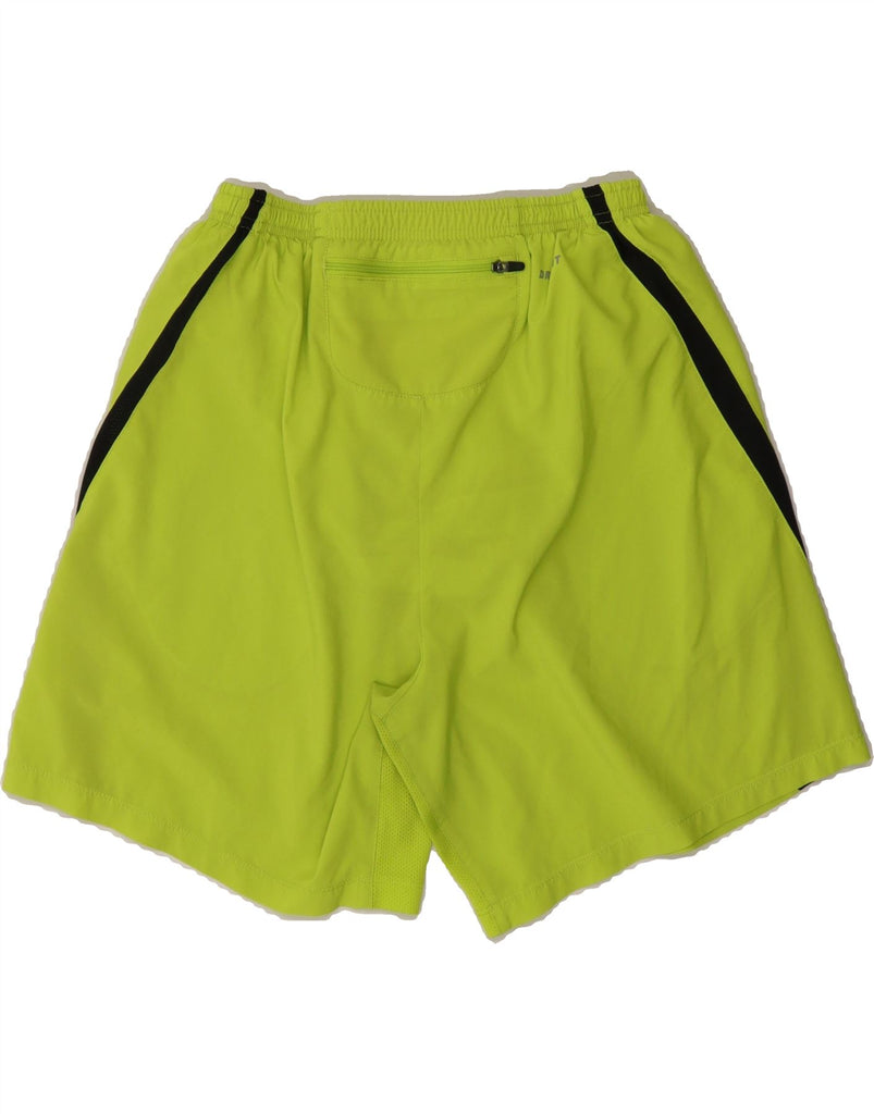 NIKE Mens Dri Fit Sport Shorts Medium Green Colourblock Polyester Vintage Nike and Second-Hand Nike from Messina Hembry 