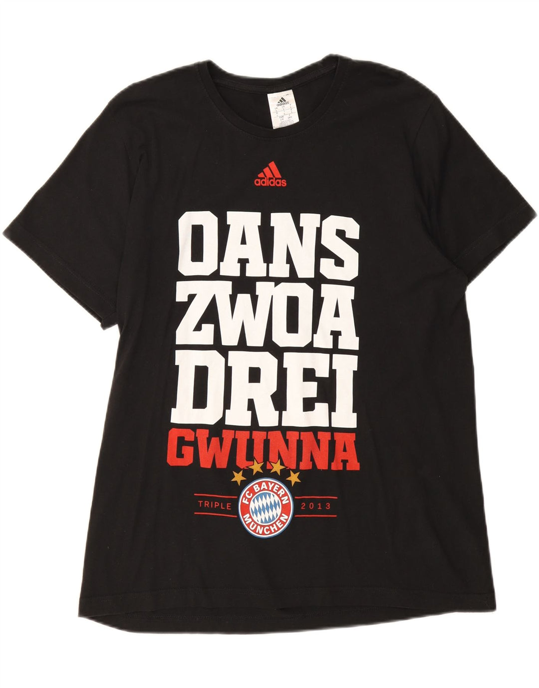 ADIDAS Mens Graphic T-Shirt Top Large Black Cotton Vintage Adidas and Second-Hand Adidas from Messina Hembry 