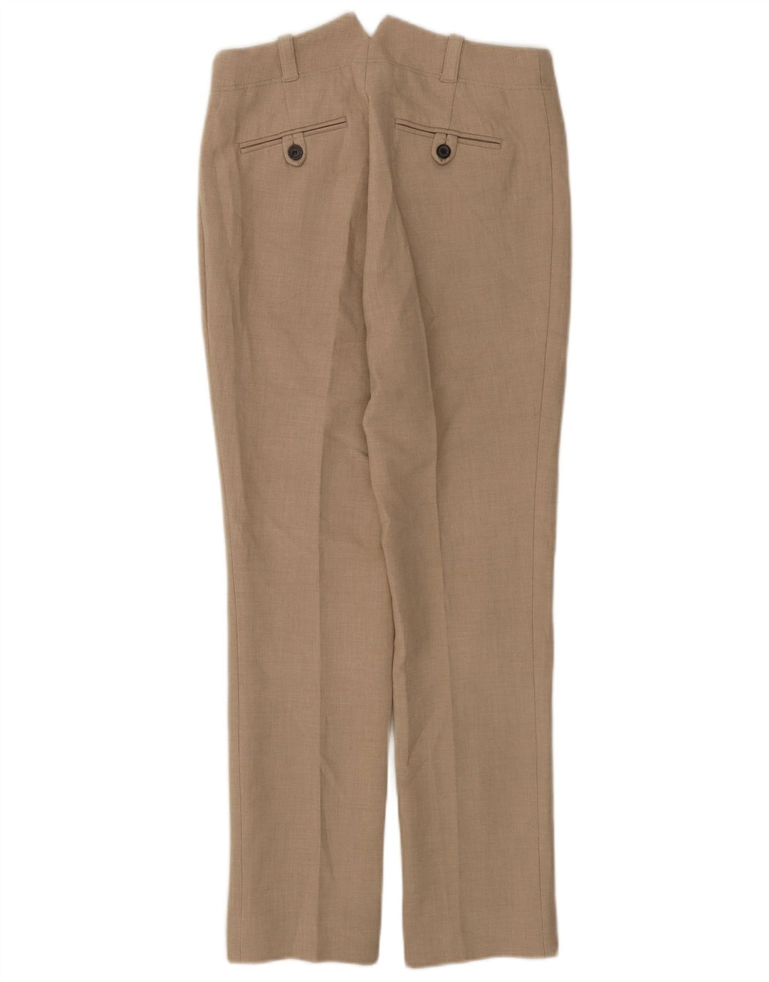 Zara Womens Straight Suit Trousers EU 38 Small W28 L29 Grey Polyester