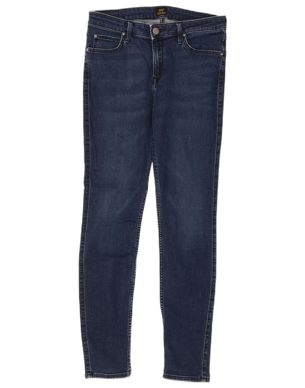 Lee Womens Scarlett Skinny Jeans W30 L29 Navy Blue Cotton