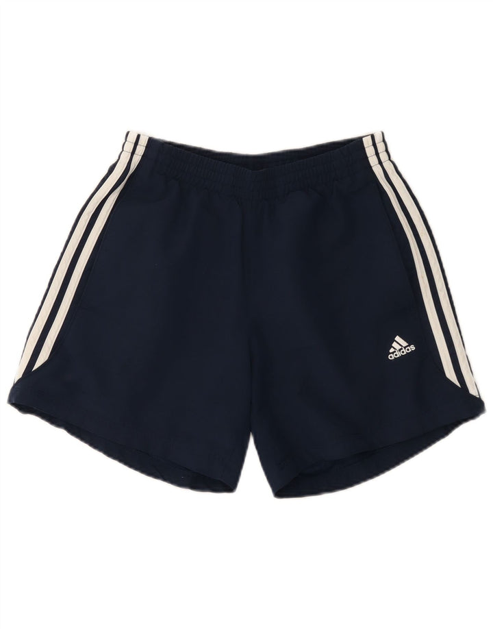 Adidas Mens Climalite Sport Shorts Small  Navy Blue Polyester