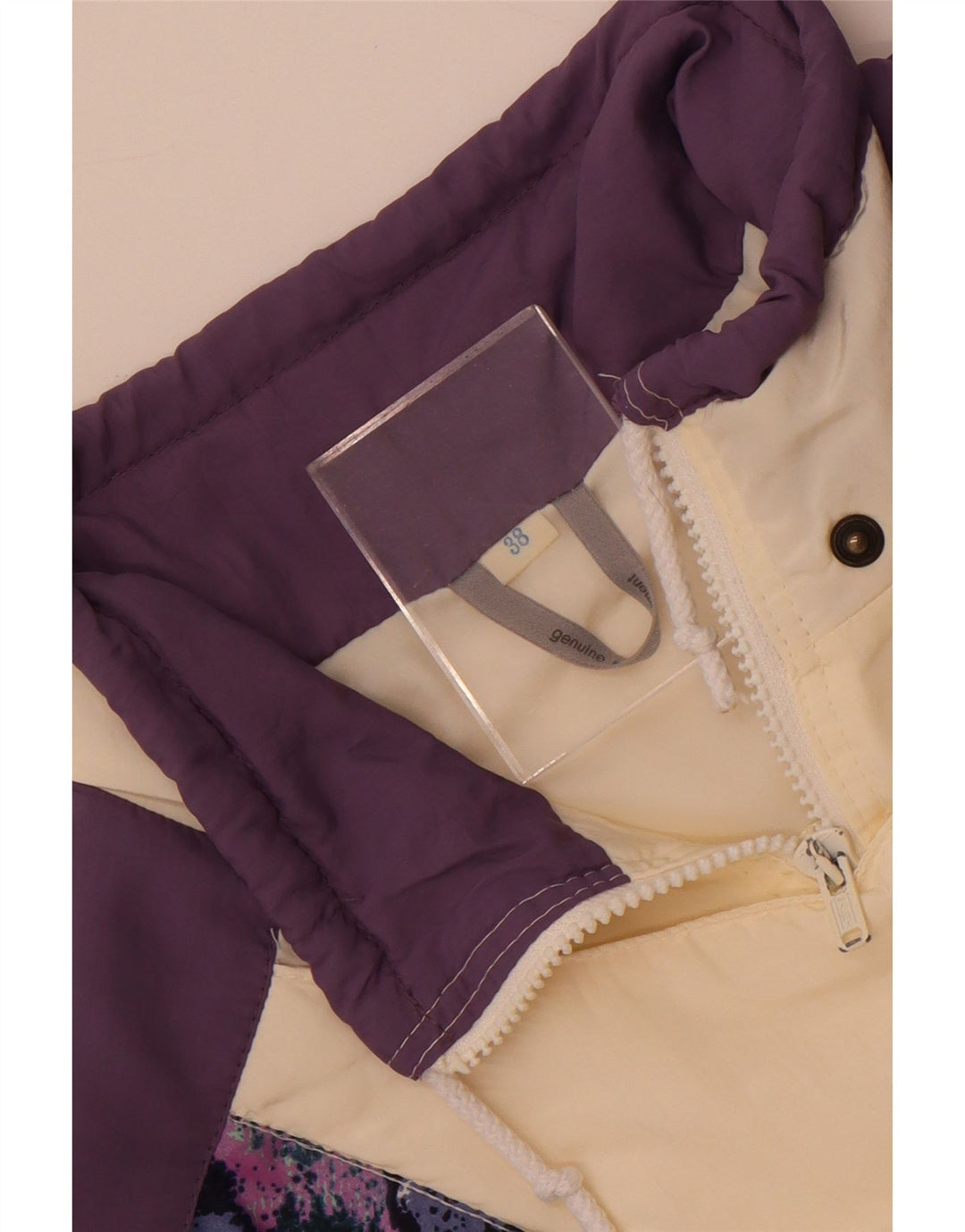 Rukka Womens Loose Fit Windbreaker Jacket EU 38 Medium White Colourblock