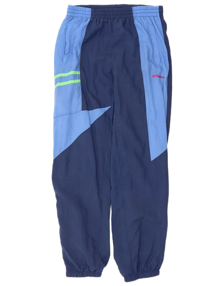 Lotto Mens Tracksuit Trousers Joggers Medium  Navy Blue Colourblock