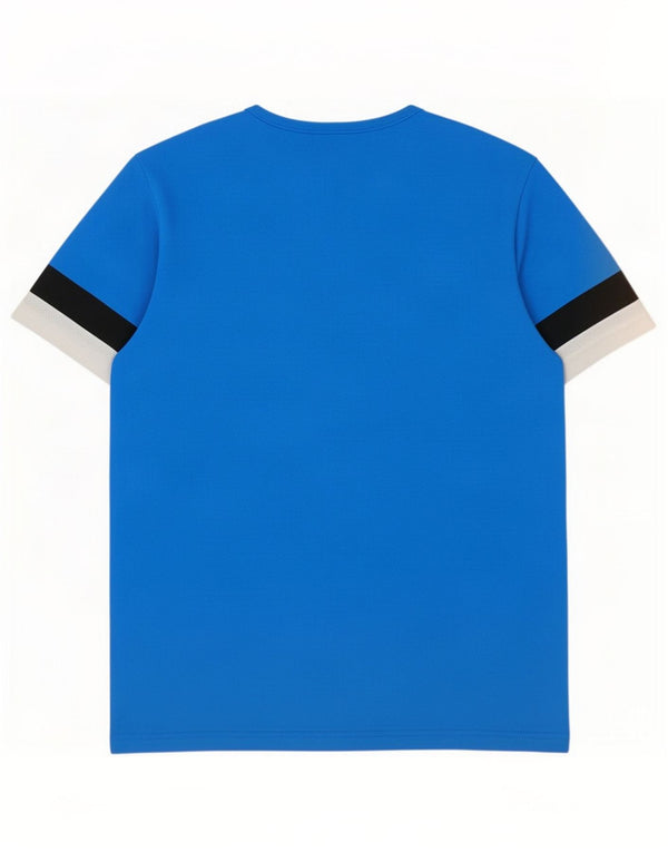 Puma Boys Wildcats Graphic T-Shirt Top 13-14 Years Large Blue Polyester