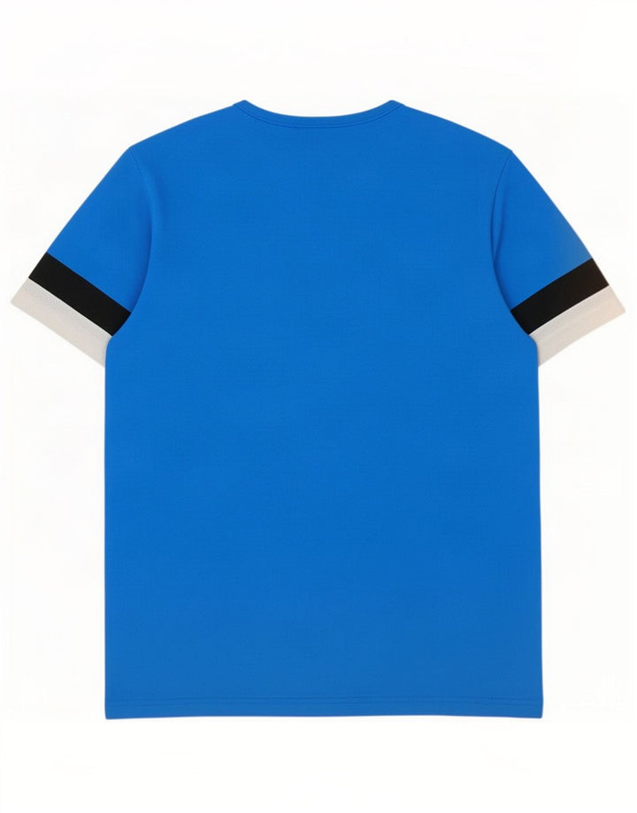 Puma Boys Wildcats Graphic T-Shirt Top 13-14 Years Large Blue Polyester