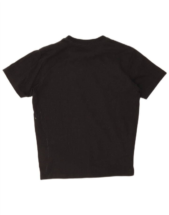Dickies Womens Graphic T-Shirt Top UK 12 Medium Black Cotton