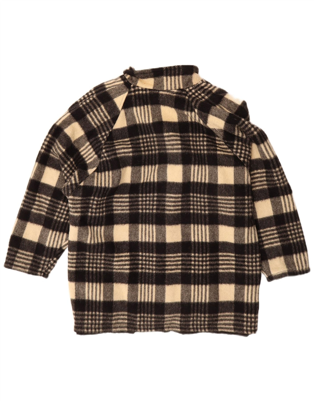 Vintage Womens 2 Button Blazer Jacket UK 20 2XL Black Check
