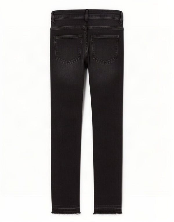 Zara Womens Distressed Skinny Jeans EU 36 XS W26 L26 Black