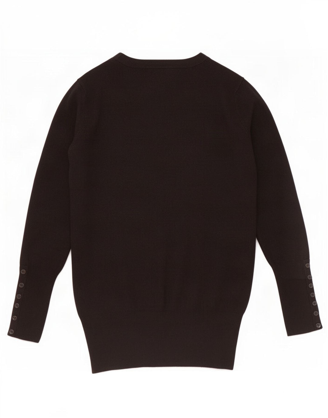 Zara Womens Cardigan Sweater UK 12 Medium Black Rayon