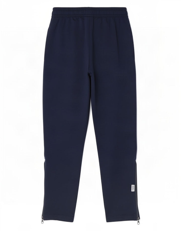 Adidas Boys Climalite Tracksuit Trousers 7-8 Years Navy Blue Polyester