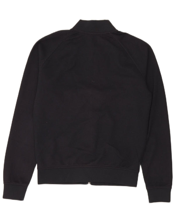 Zara Mens Tracksuit Top Jacket Medium Black Polyester