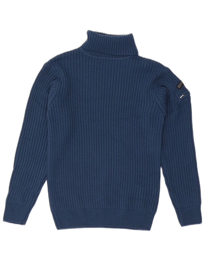 Arizona Womens Roll Neck Jumper Sweater UK 10 Small Blue Polyacrylic