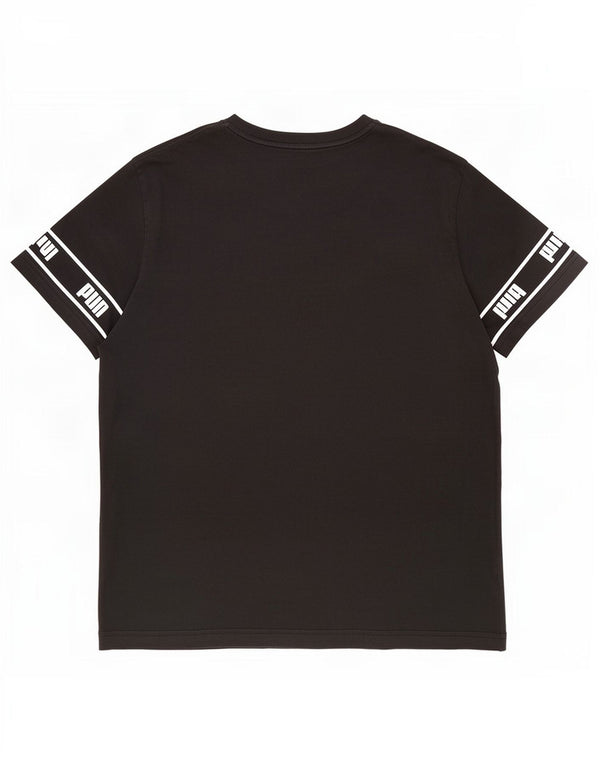 Puma Mens Graphic T-Shirt Top XL Black Cotton