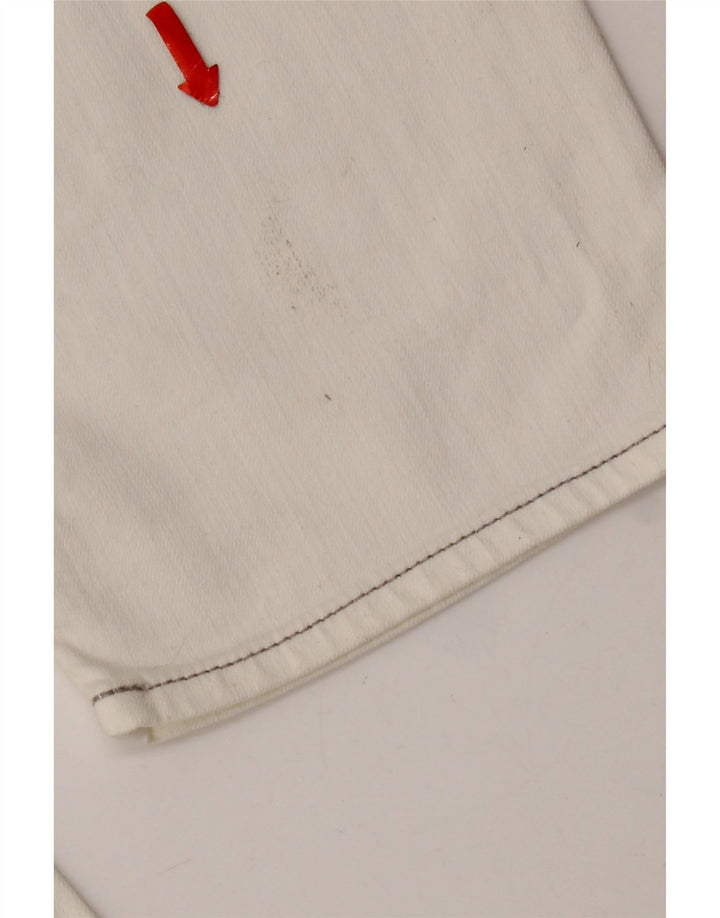 Guess Womens Slim Jeans W30 L34 White