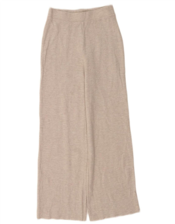 Zara Womens Tracksuit Trousers UK 8 Small  Grey Cotton