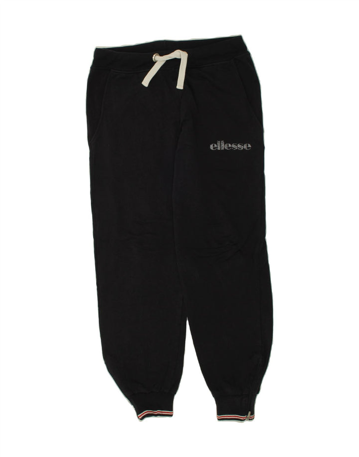 ELLESSE Mens Tracksuit Trousers Joggers Small  Navy Blue Cotton Vintage Ellesse and Second-Hand Ellesse from Messina Hembry 