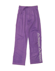 KAPPA Girls Graphic Tracksuit Trousers 13-14 Years  Purple