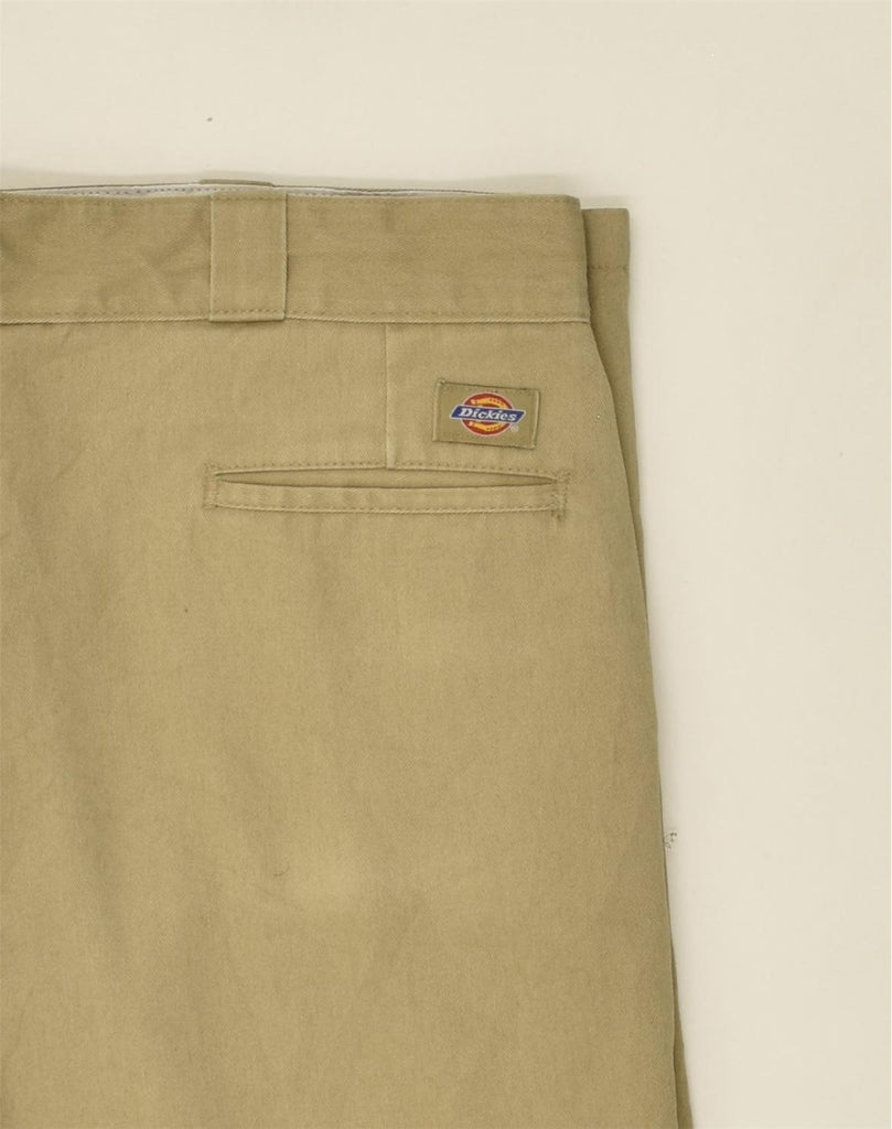 DICKIES Mens Tapered Chino Trousers W40 L30 Beige Polyester | Vintage Dickies | Thrift | Second-Hand Dickies | Used Clothing | Messina Hembry 