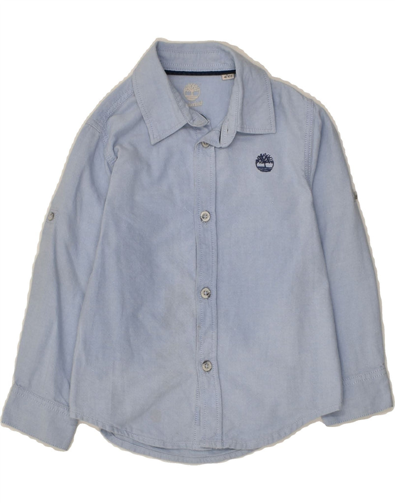 TIMBERLAND Boys Shirt 3-4 Years Blue | Vintage Timberland | Thrift | Second-Hand Timberland | Used Clothing | Messina Hembry 