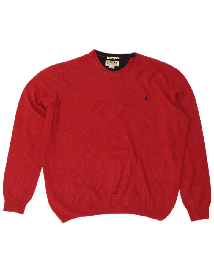MARLBORO CLASSICS Mens Crew Neck Jumper Sweater 3XL Red
