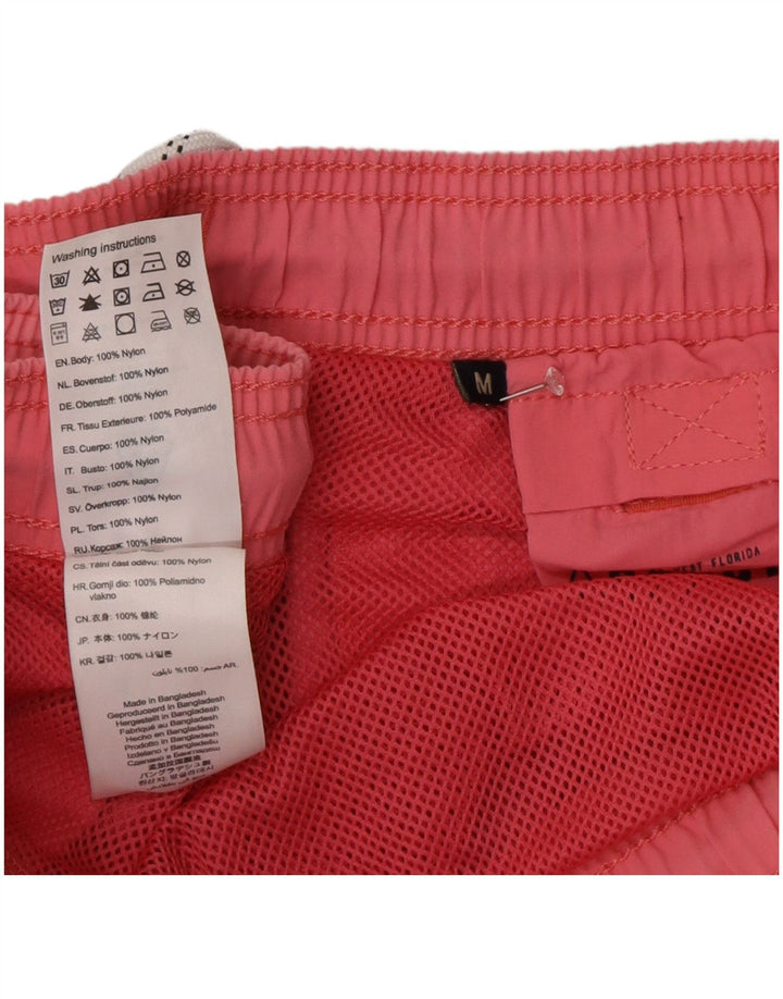Gaastra Mens Graphic Swimming Shorts Medium  Pink Nylon