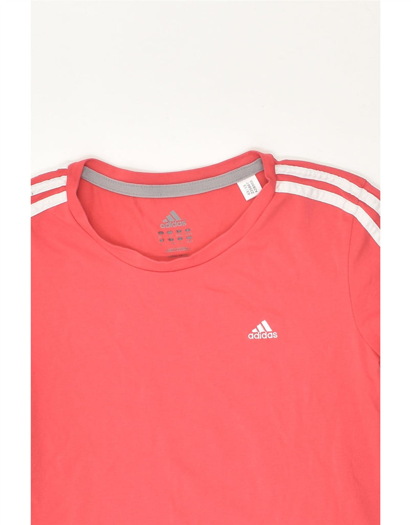 ADIDAS Womens T-Shirt Top UK 6 XS Pink | Vintage Adidas | Thrift | Second-Hand Adidas | Used Clothing | Messina Hembry 